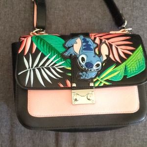 Disney Stitch tropical themed crossbody bag
